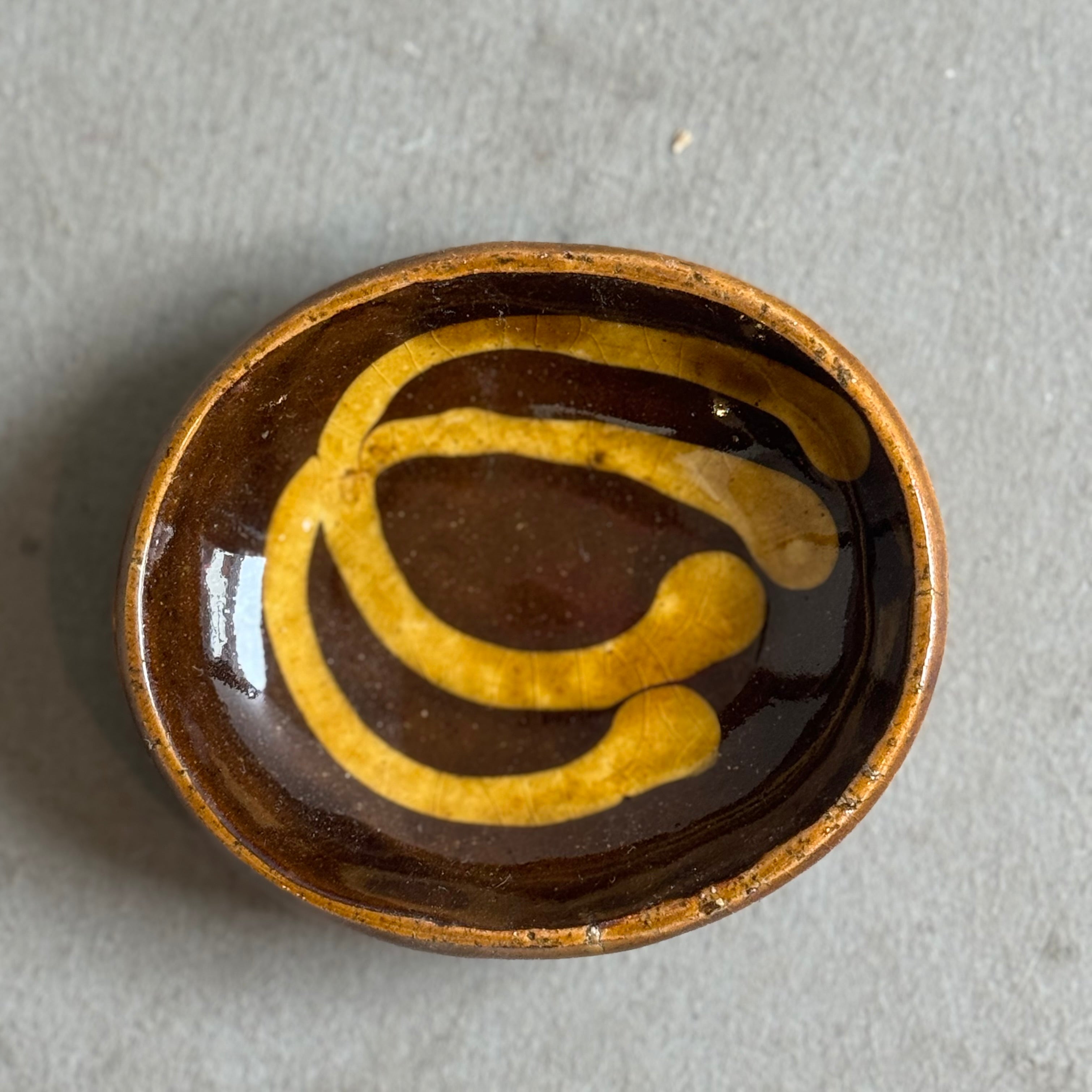 齊藤十郎/ スリップ小皿b