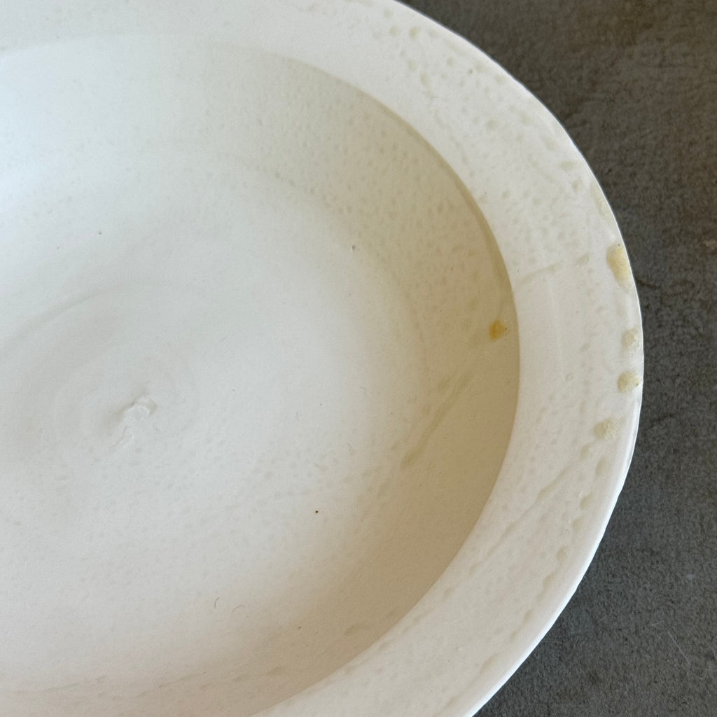 齋藤十郎 白磁8寸鉢