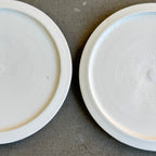 齋藤十郎 白磁リム4寸皿