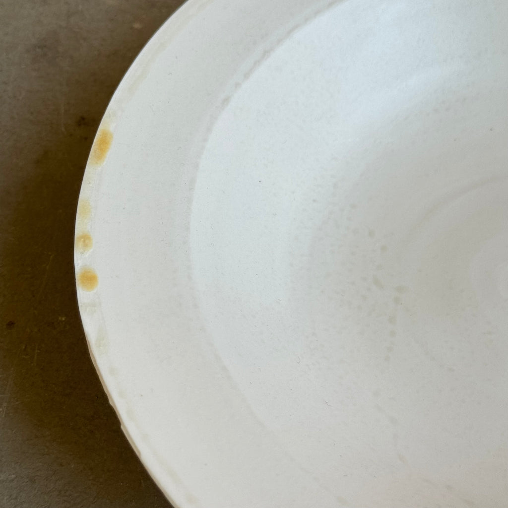 齋藤十郎 白磁8寸鉢