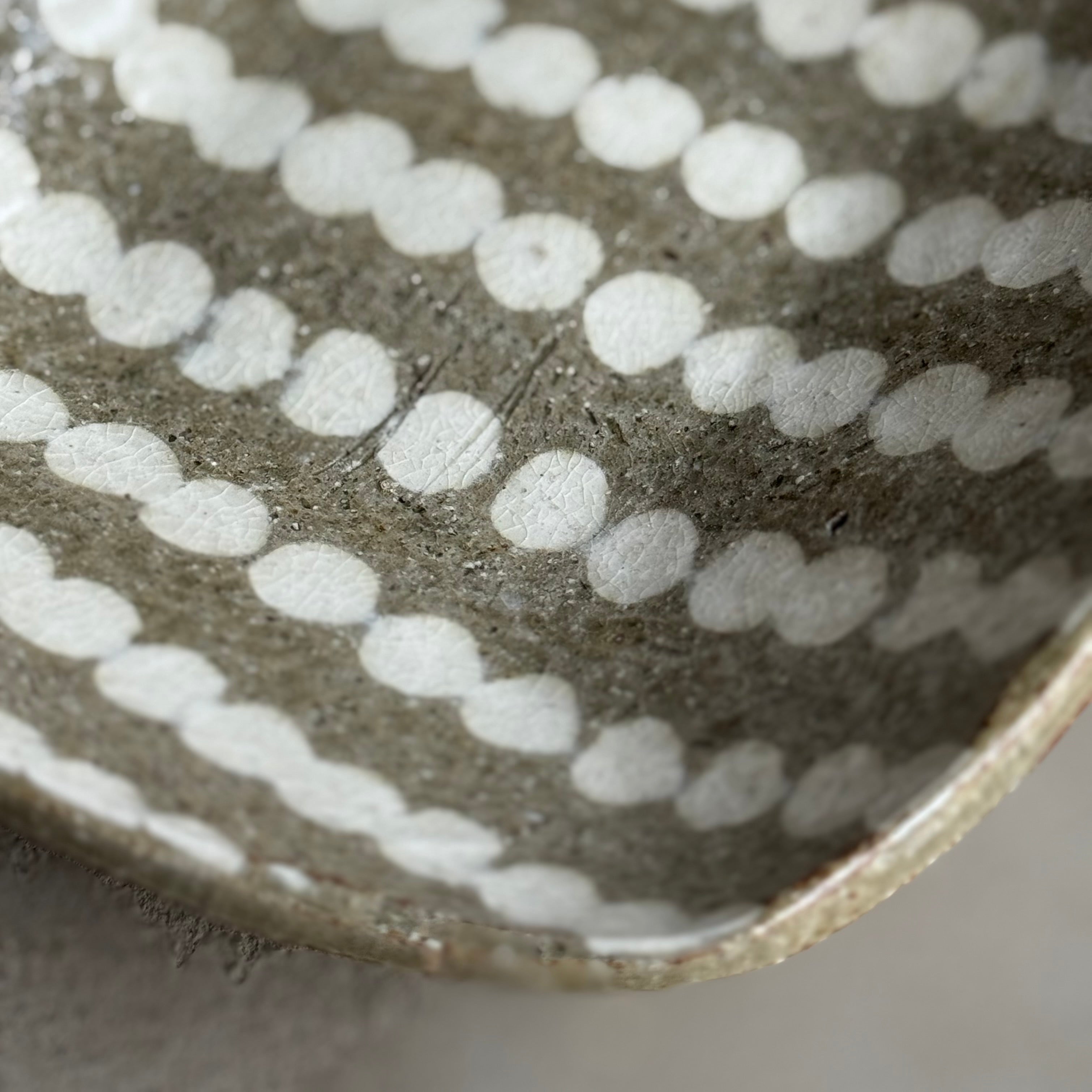 齊藤十郎/ 象嵌角鉢