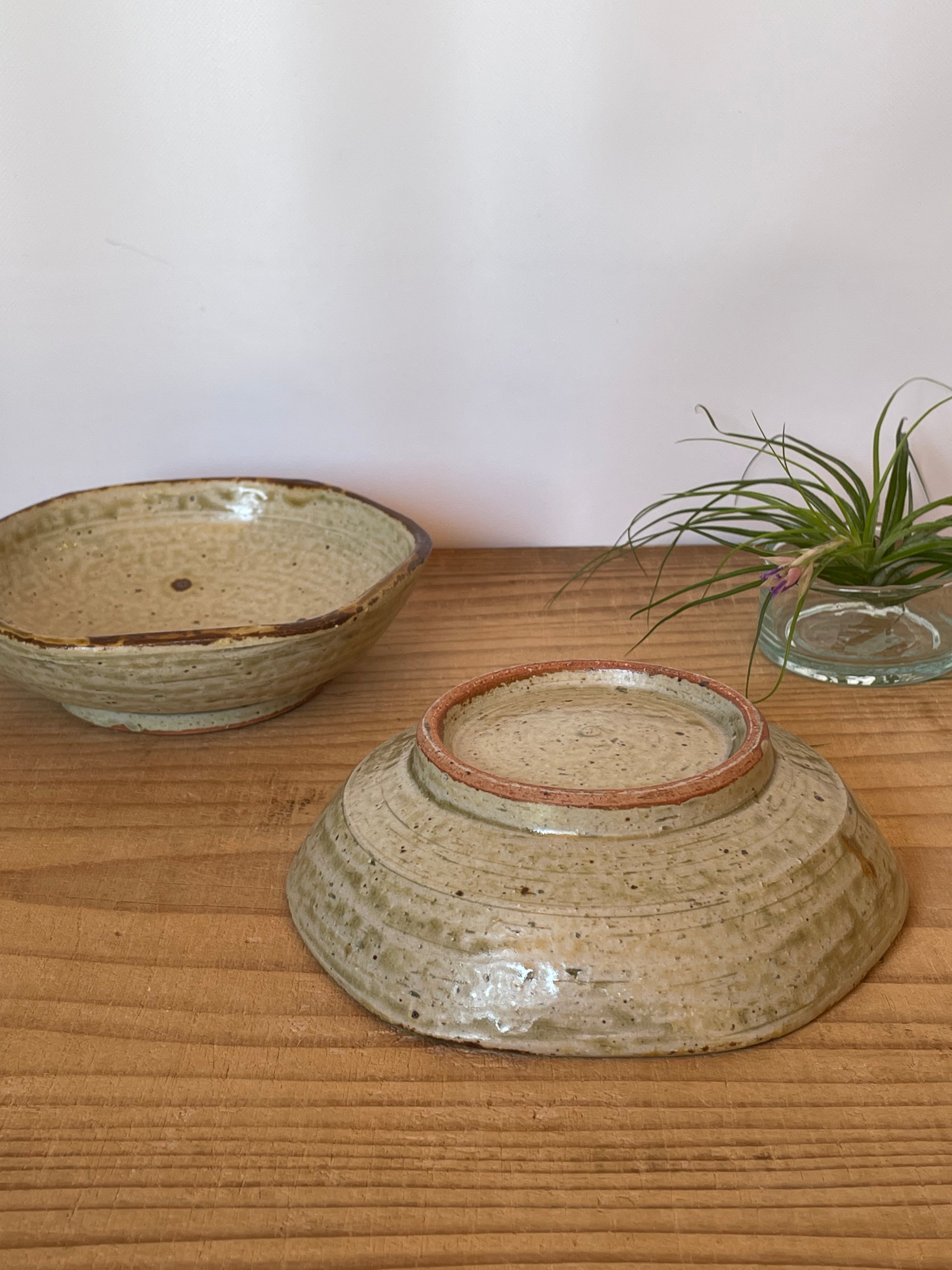 六角皿（いらぼ釉）まゆみ窯