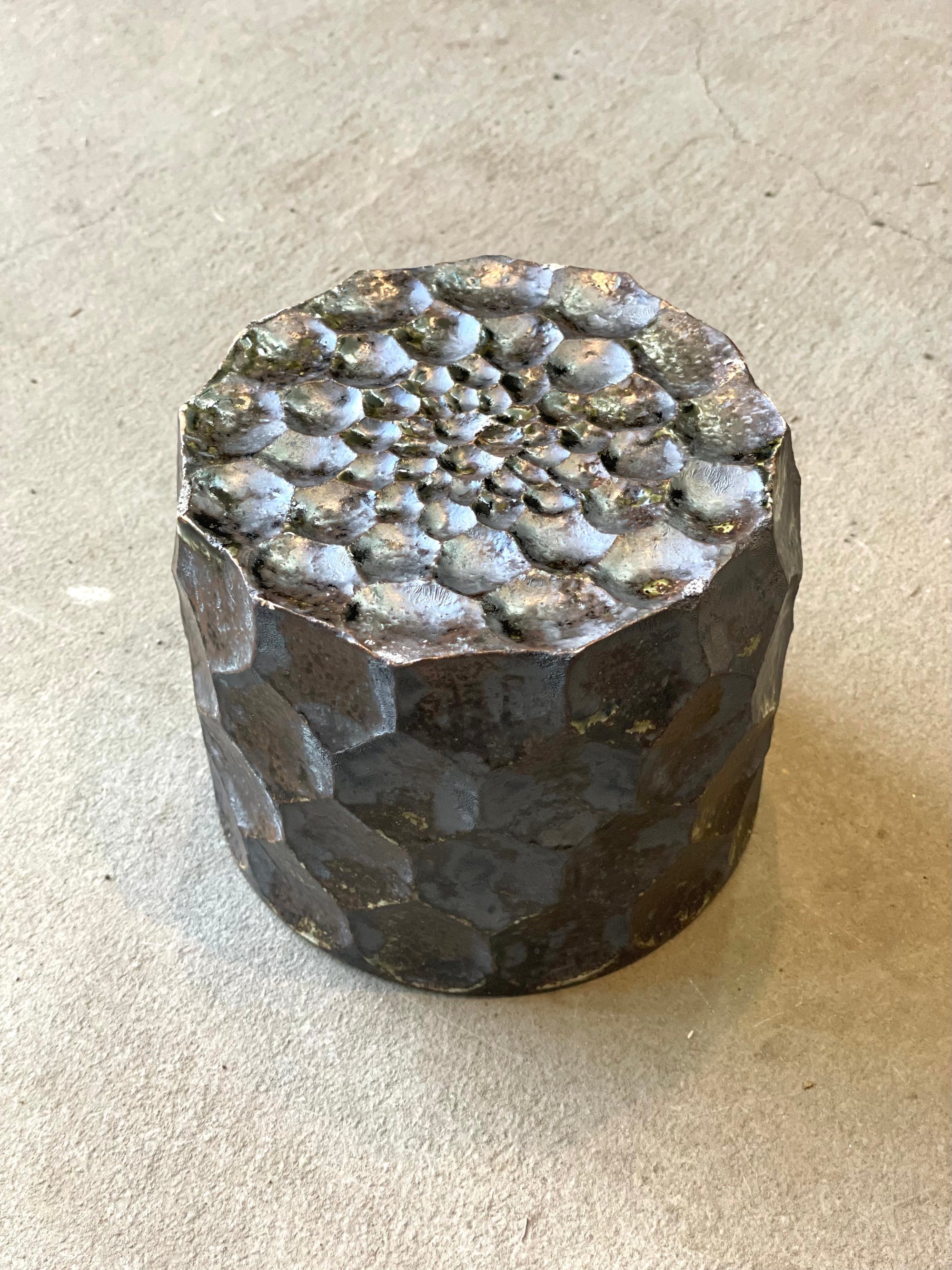 切り子筒鉢(大)