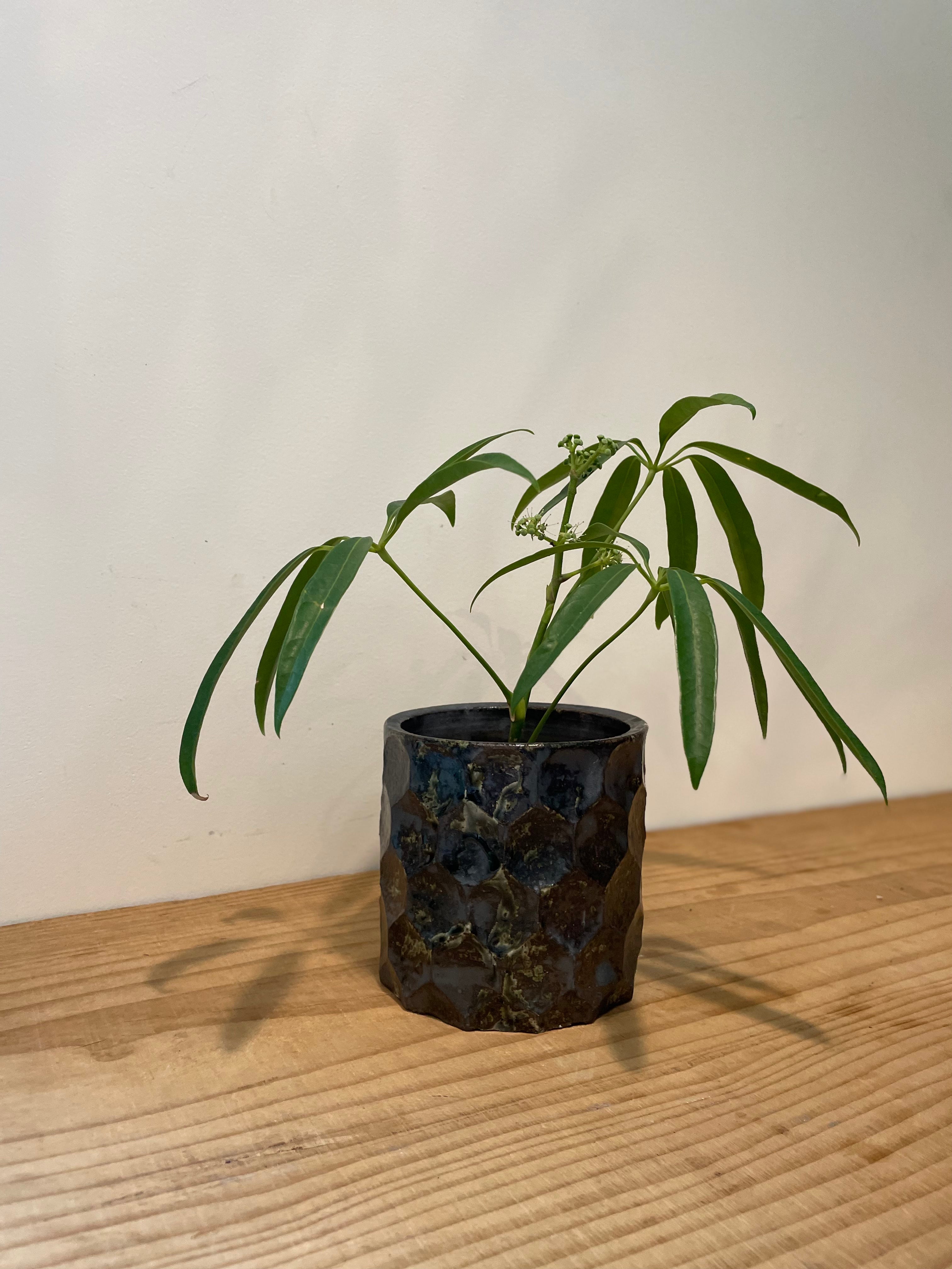 切り子筒鉢(小)