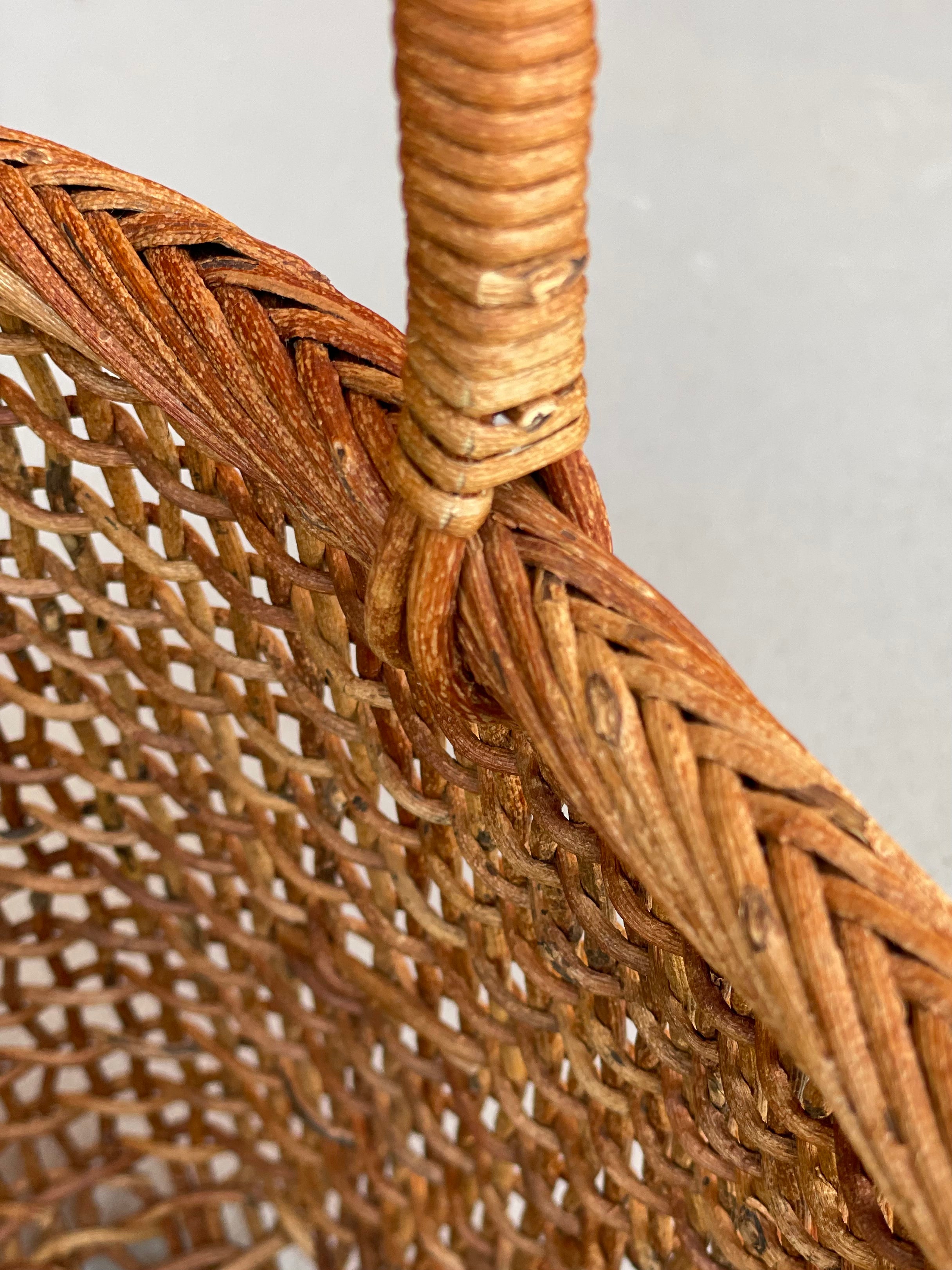 細目こだし編み9寸カゴ