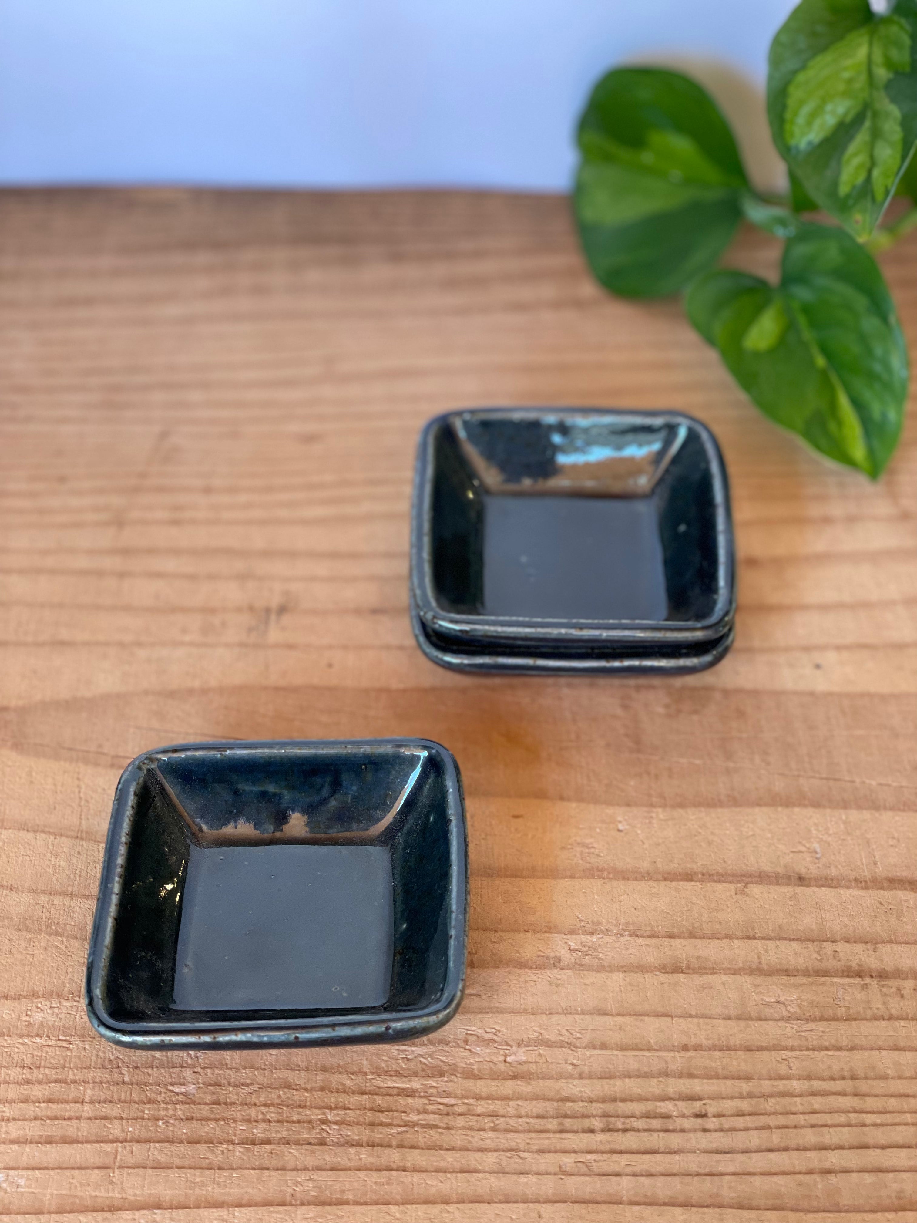 四角鉢 (象嵌.ゴス)