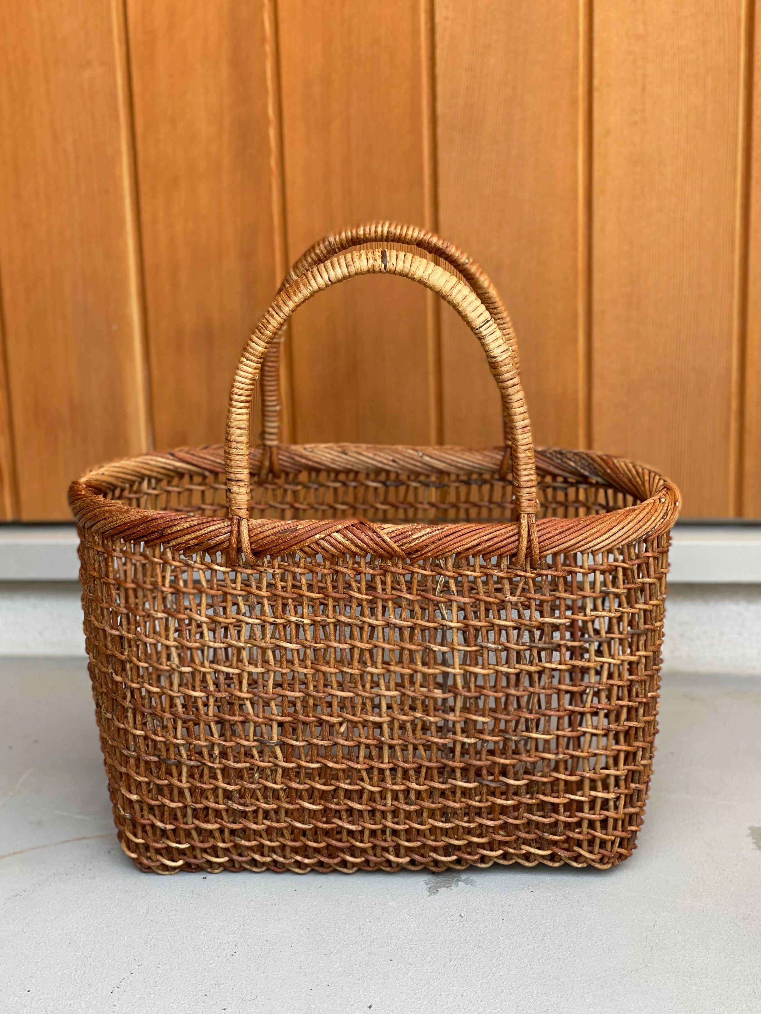 細目こだし編み9寸カゴ