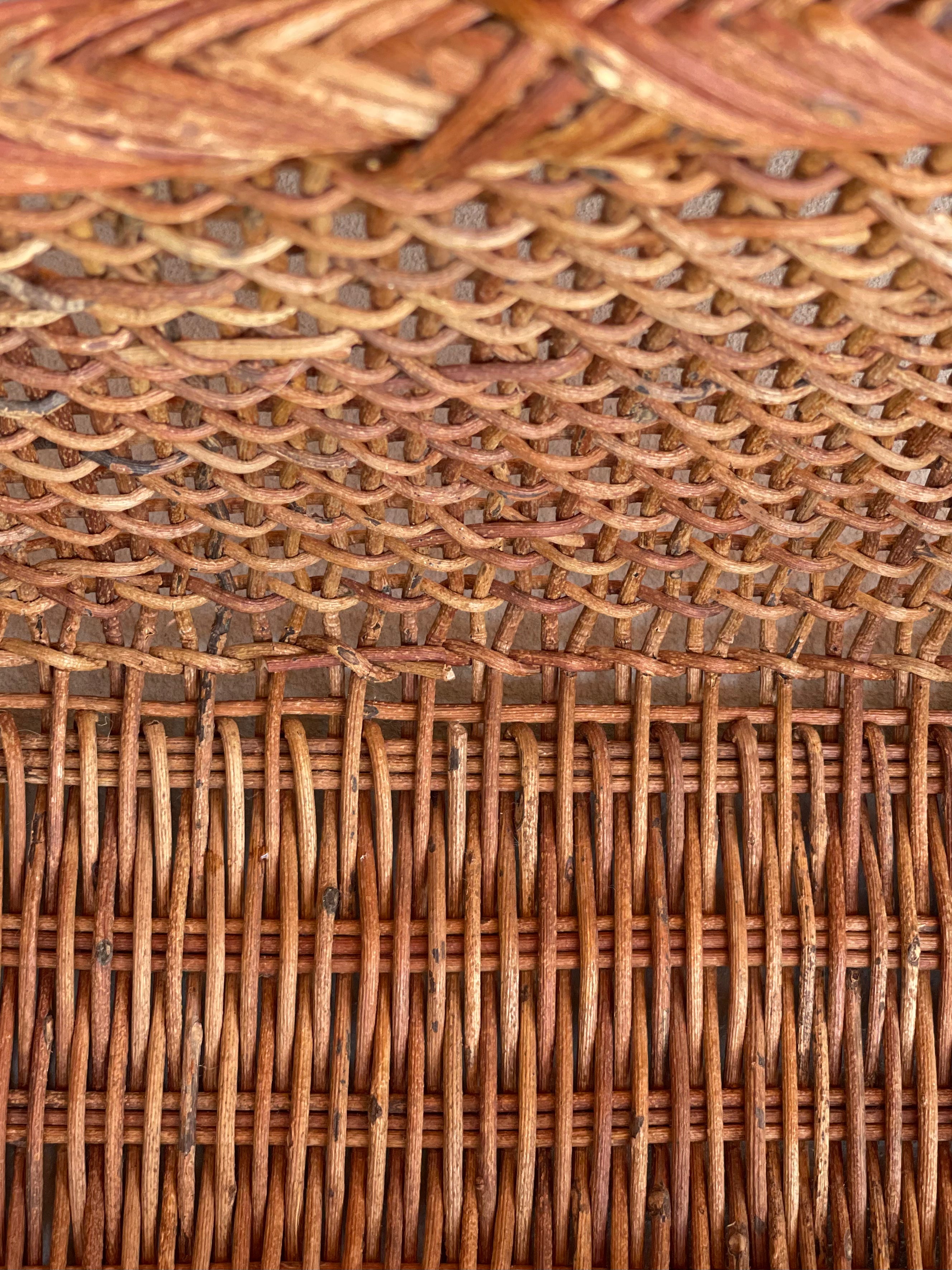 細目こだし編み9寸カゴ