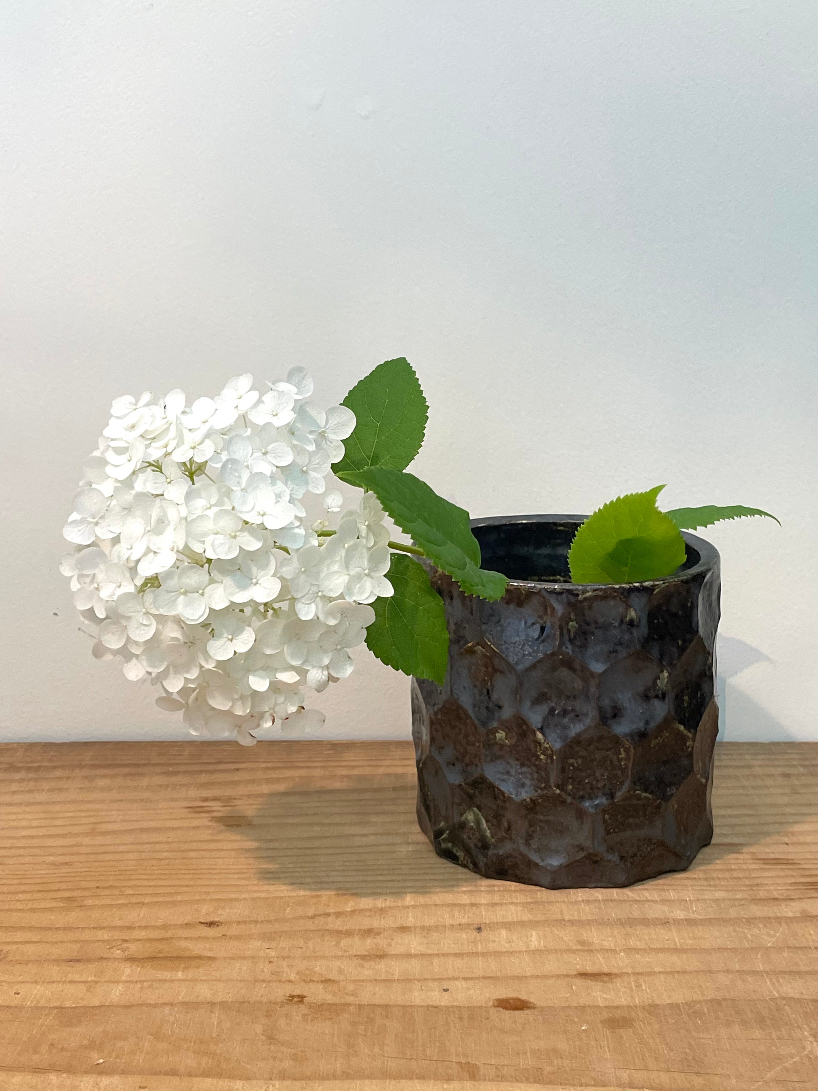 切り子筒鉢(小)