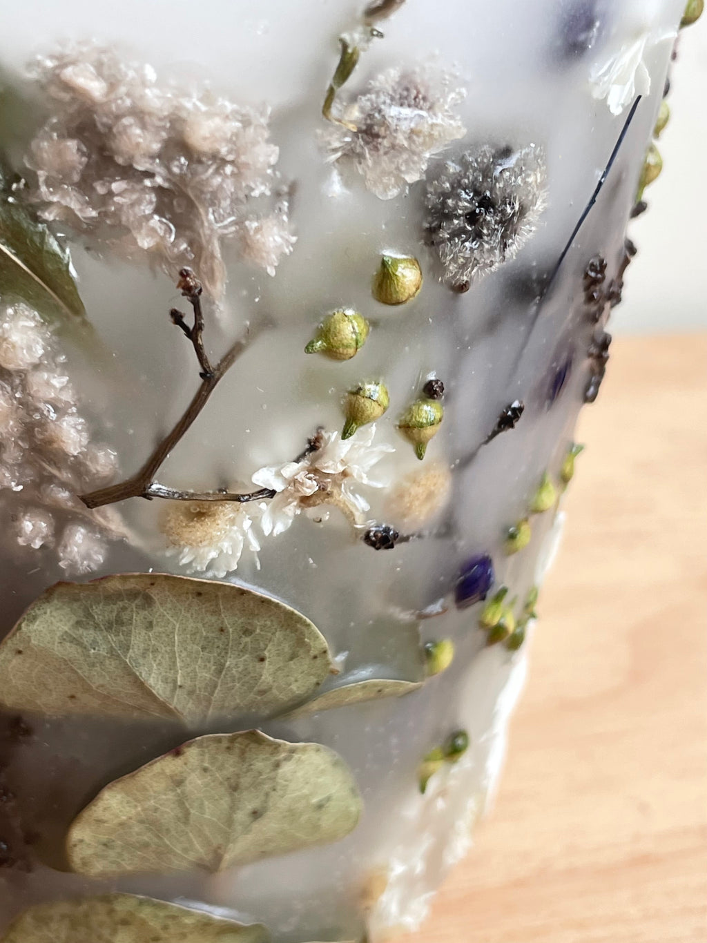 植物標本キャンドル