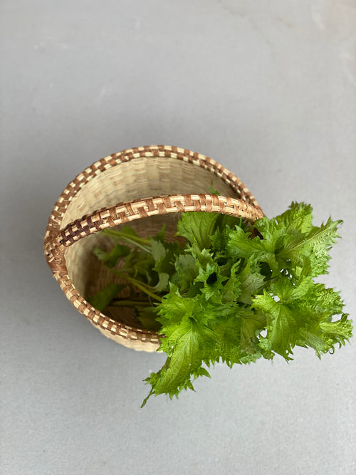 アチョリバスケット 取手付き（小）