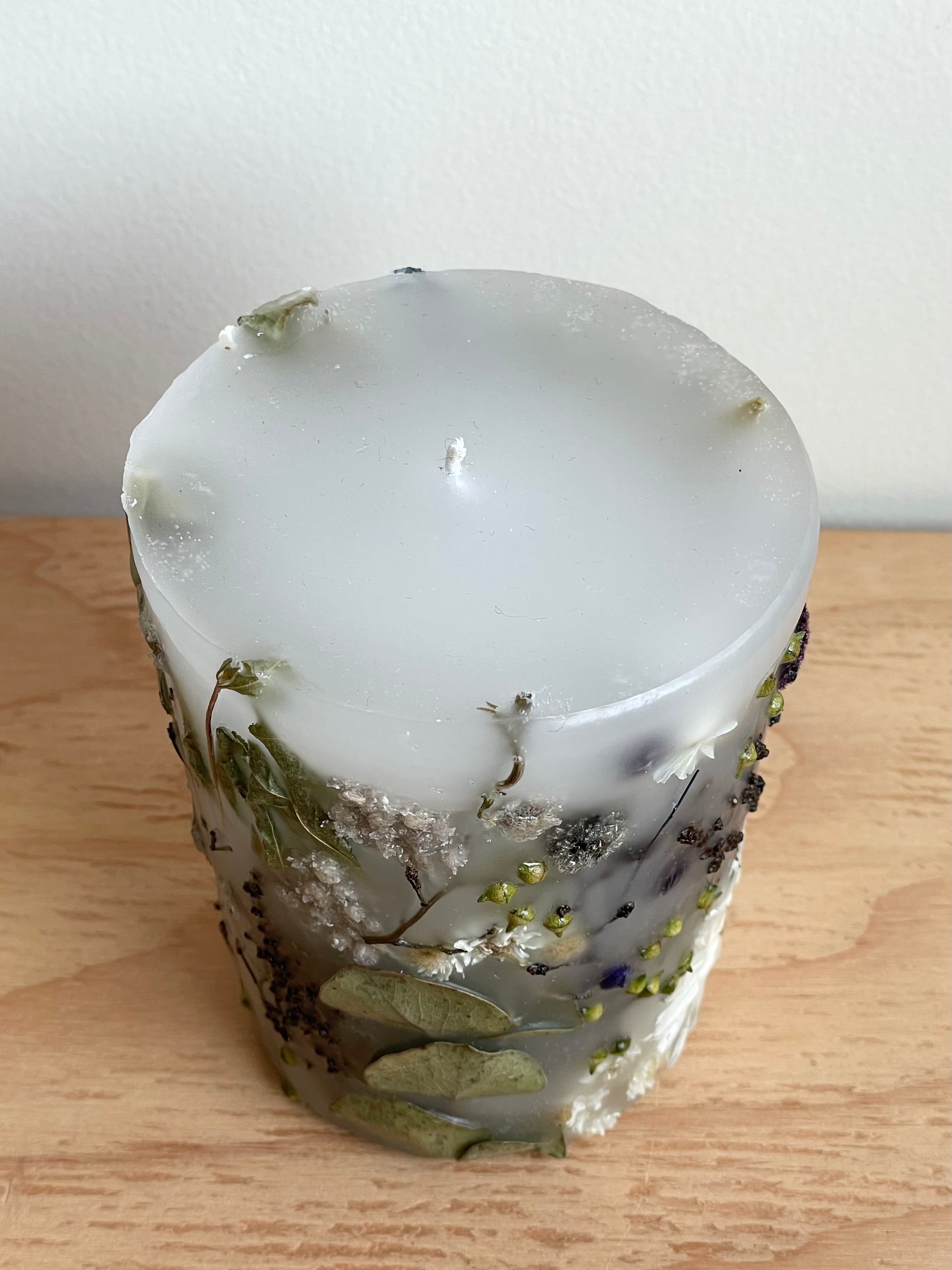 植物標本キャンドル