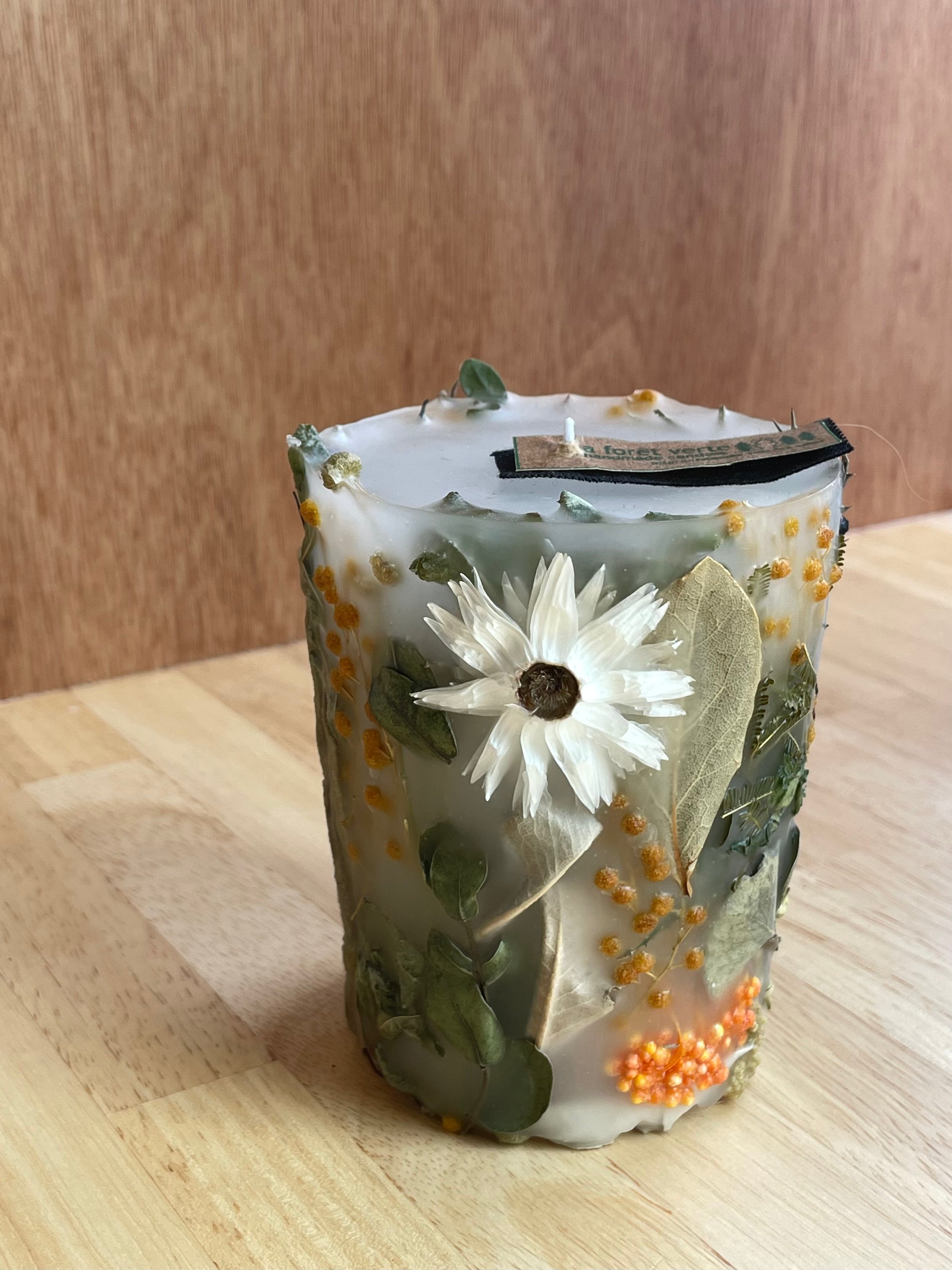 植物標本キャンドル