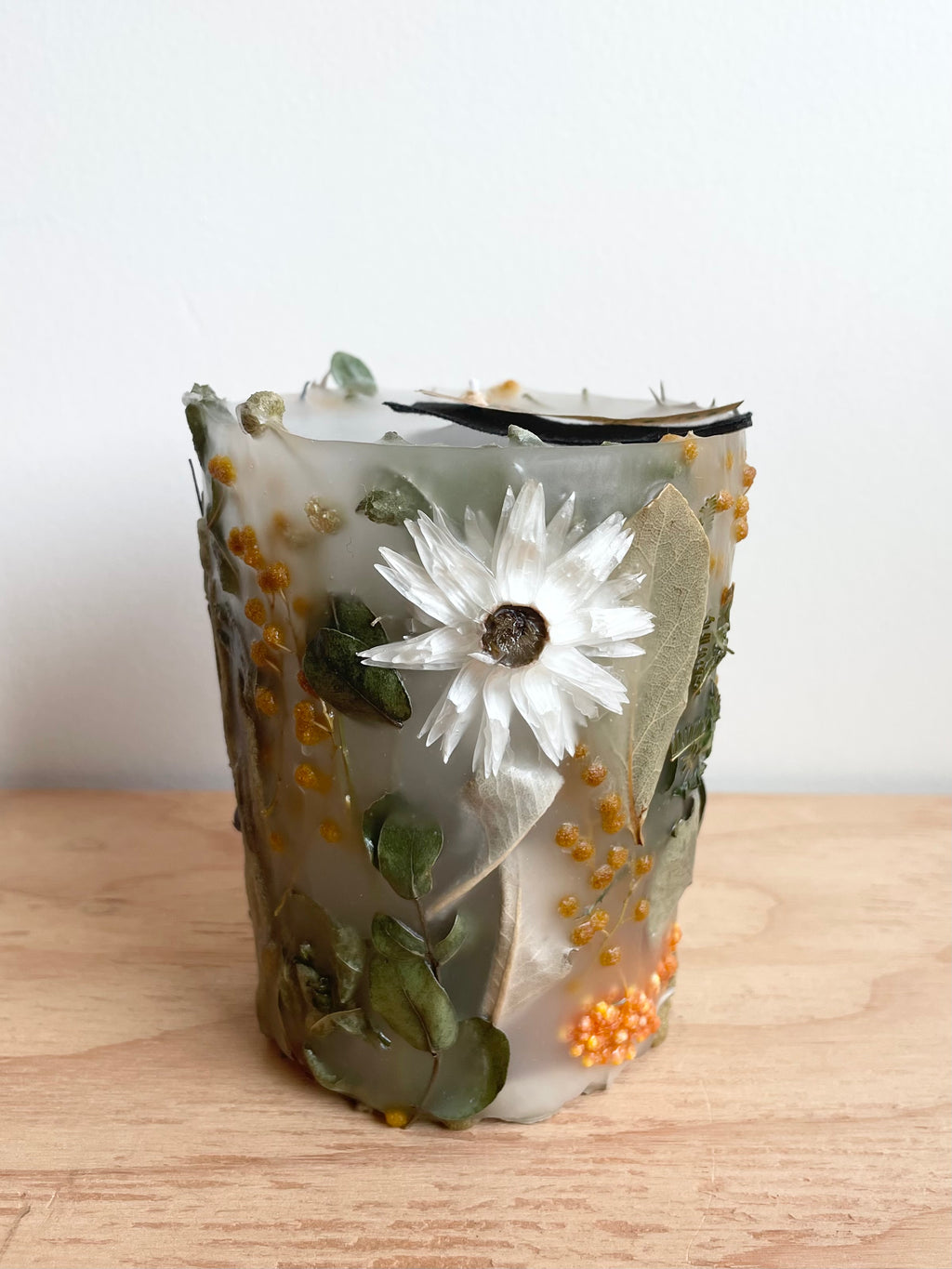 植物標本キャンドル