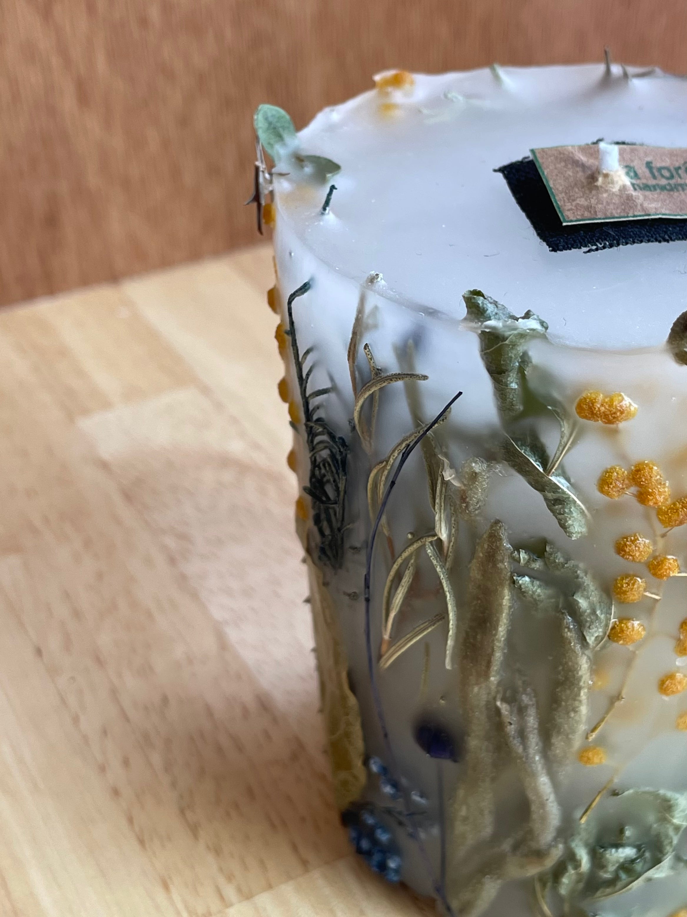 植物標本キャンドル