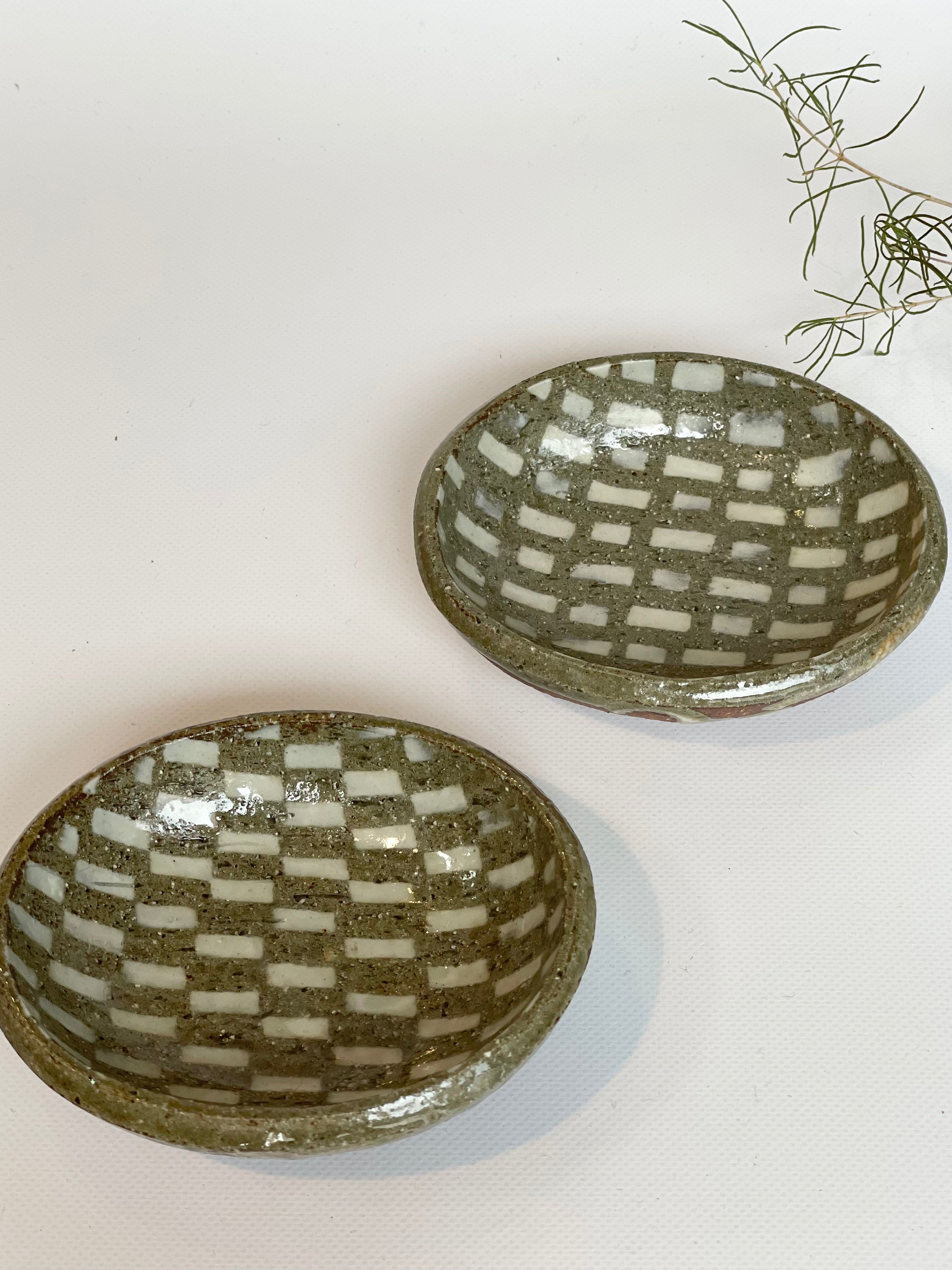 象嵌小皿 (四角)