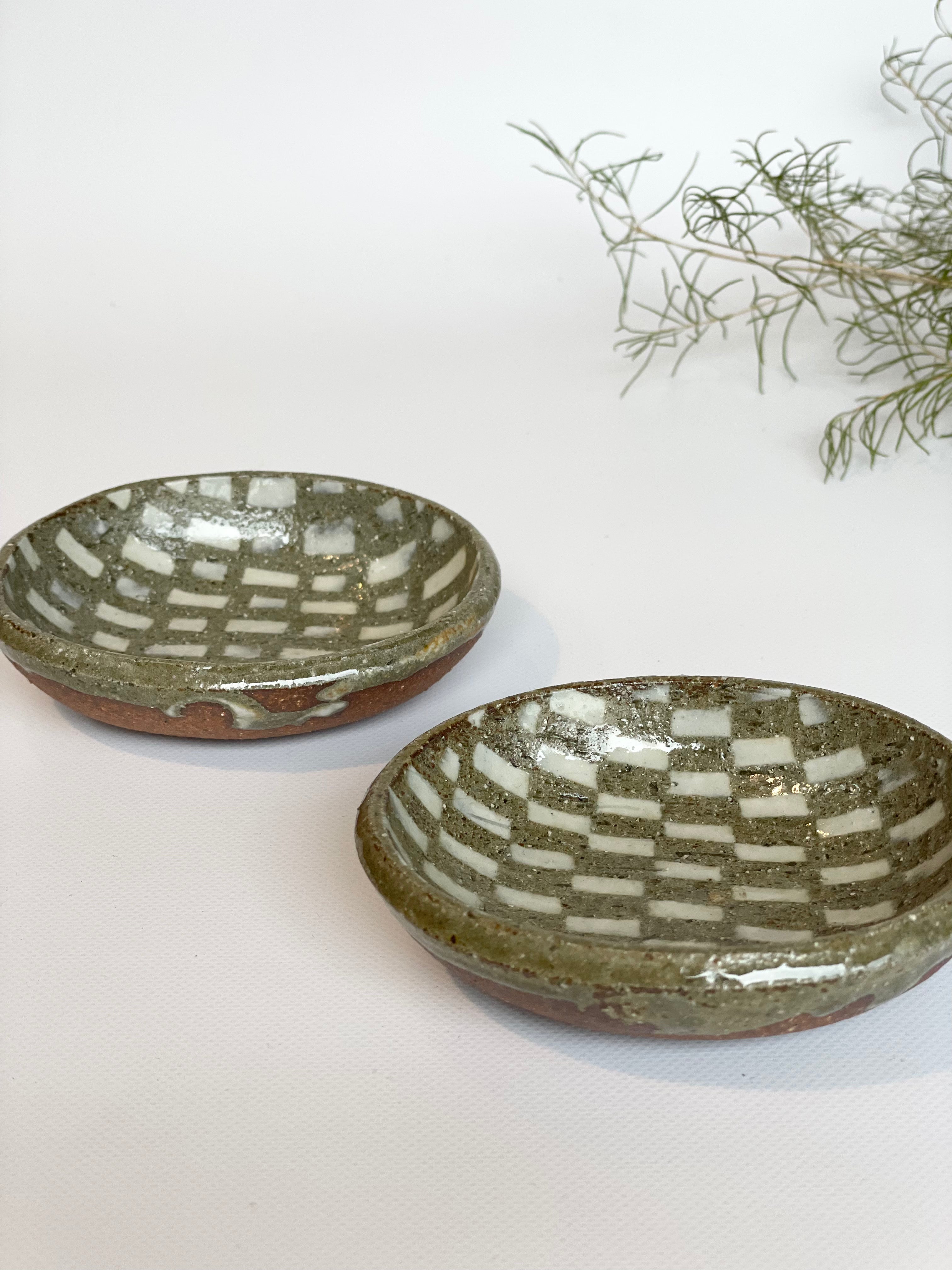 象嵌小皿 (四角)