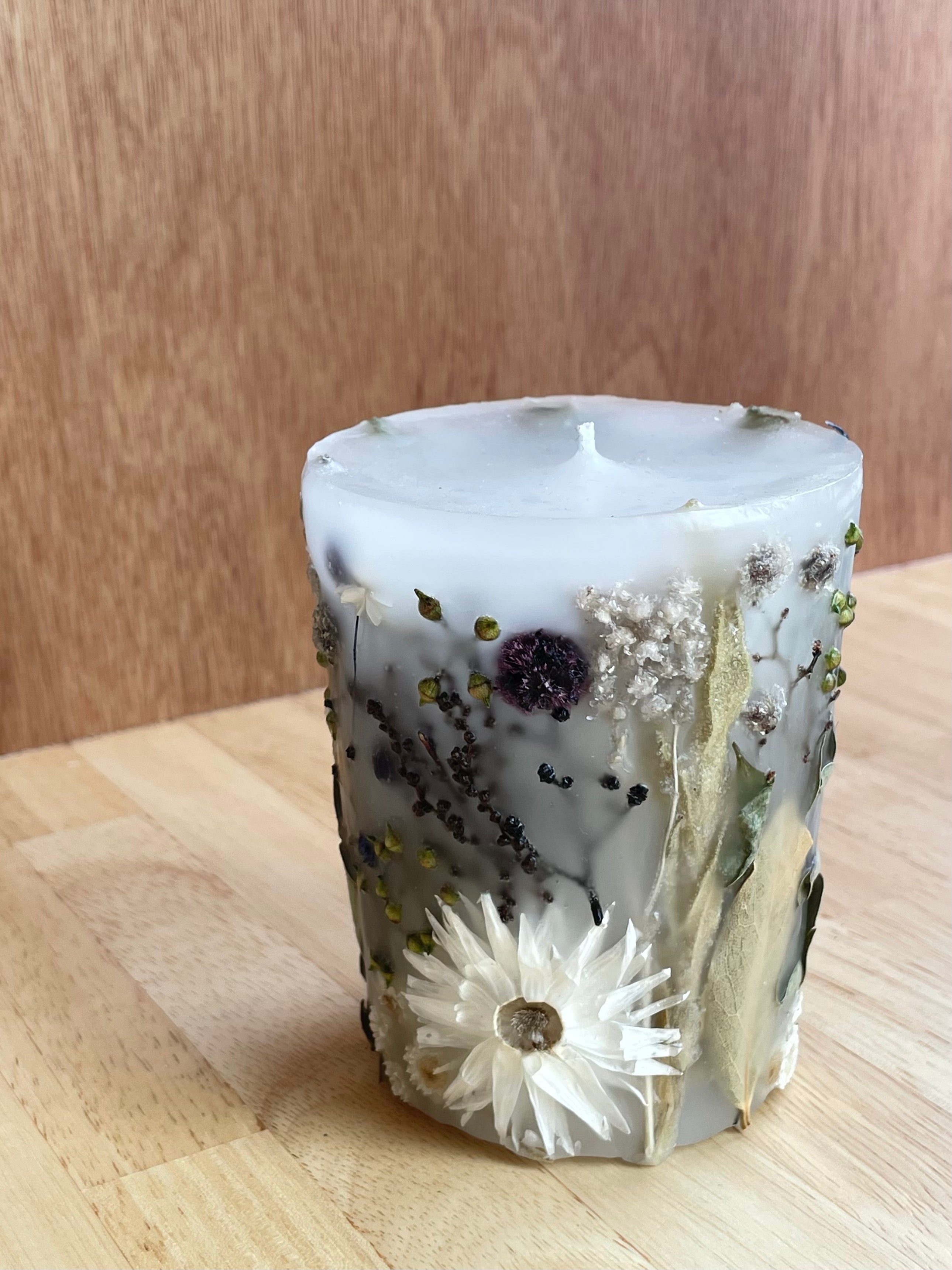 植物標本キャンドル