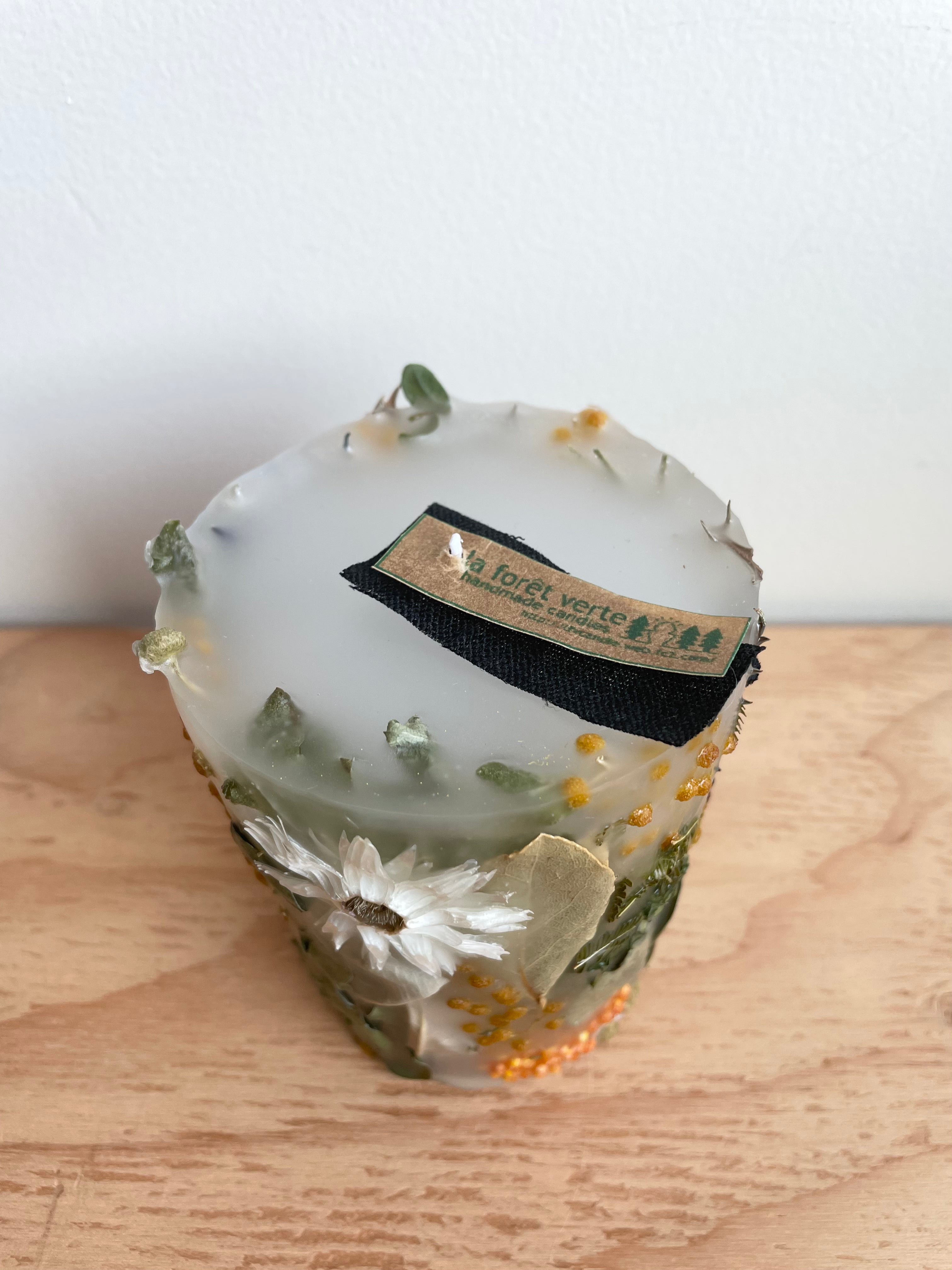 植物標本キャンドル