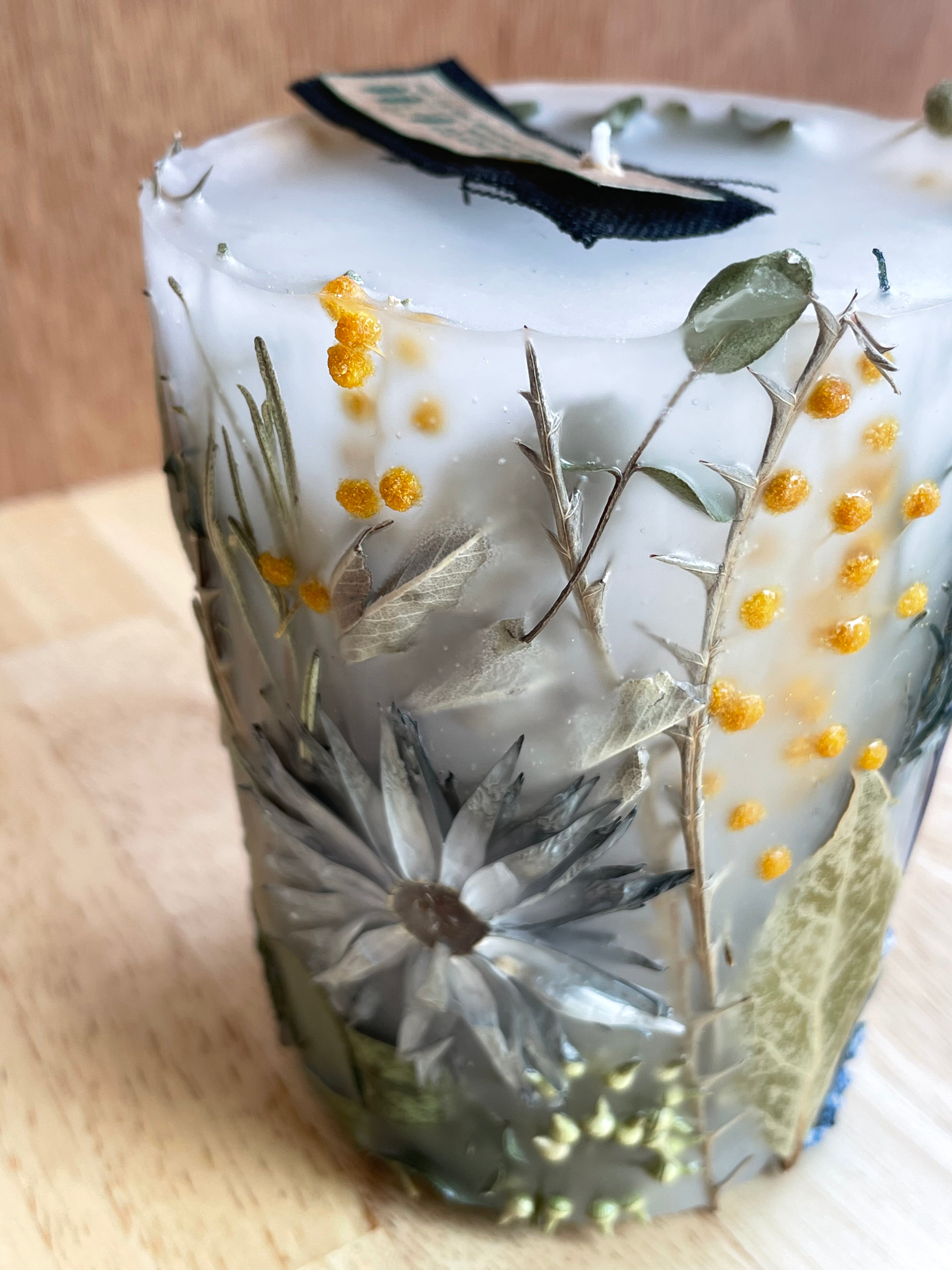 植物標本キャンドル