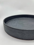 9寸ドラ鉢(鉄釉)