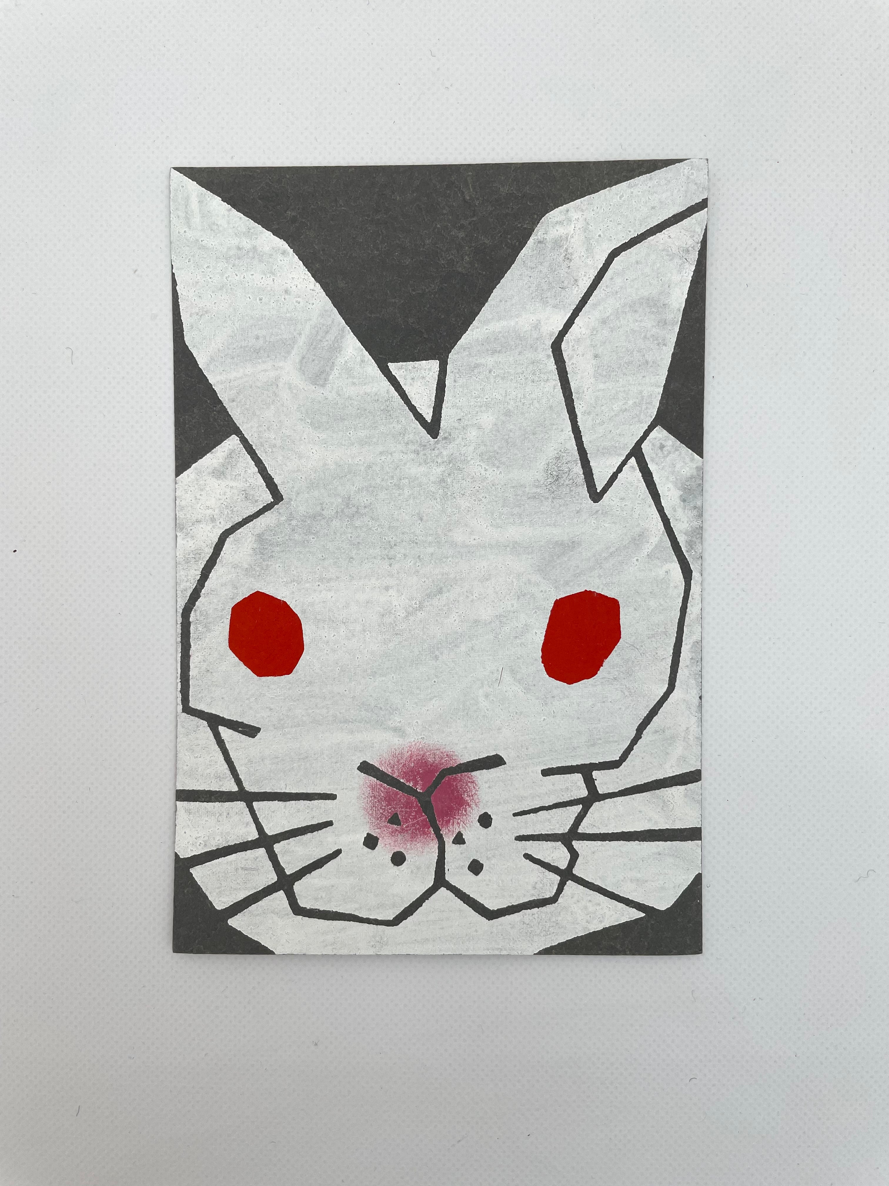 ハガキ(うさぎ2)