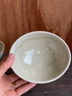 飯碗（飴釉掛分け）大