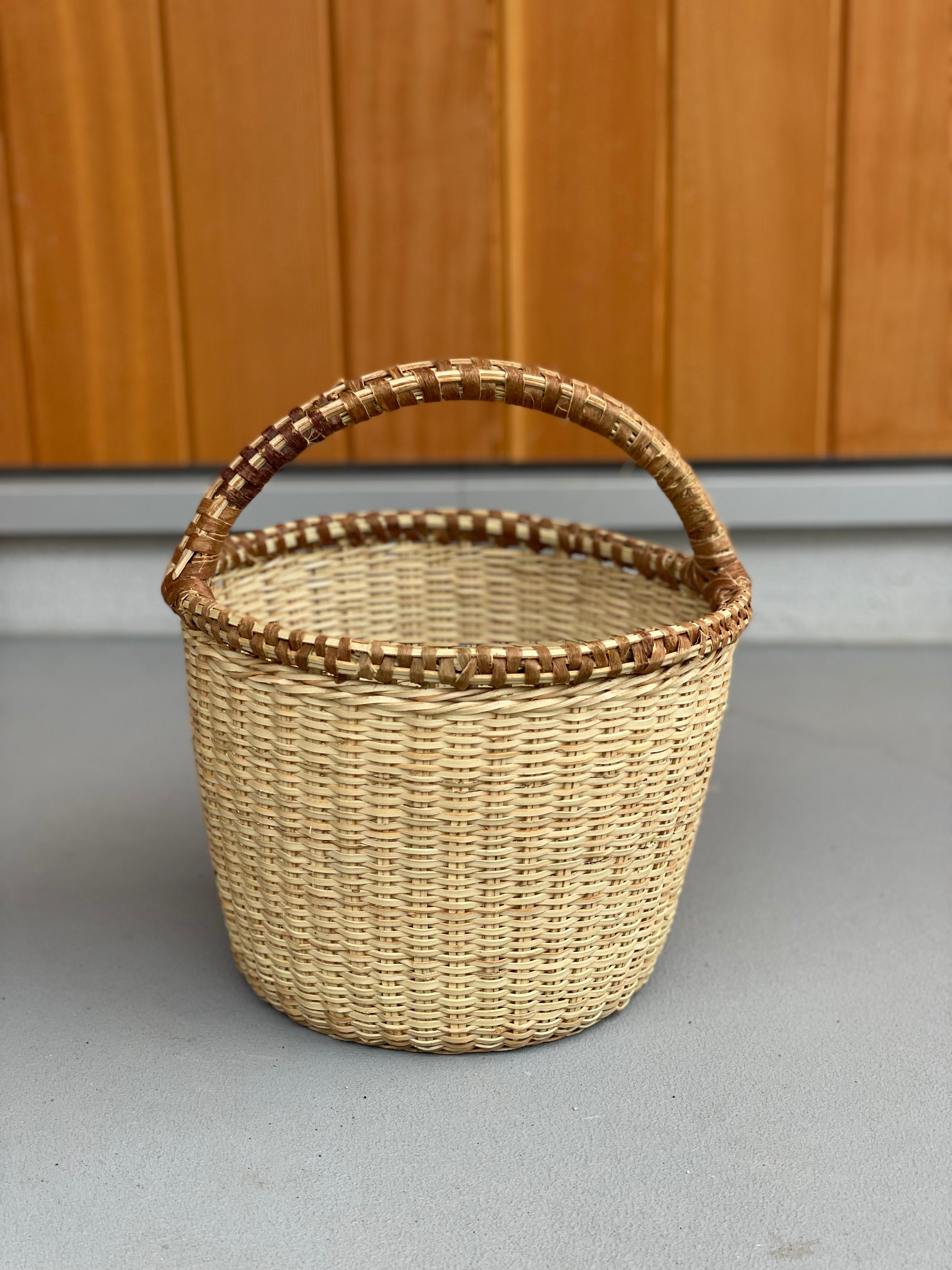 アチョリバスケット 取手付き（小）