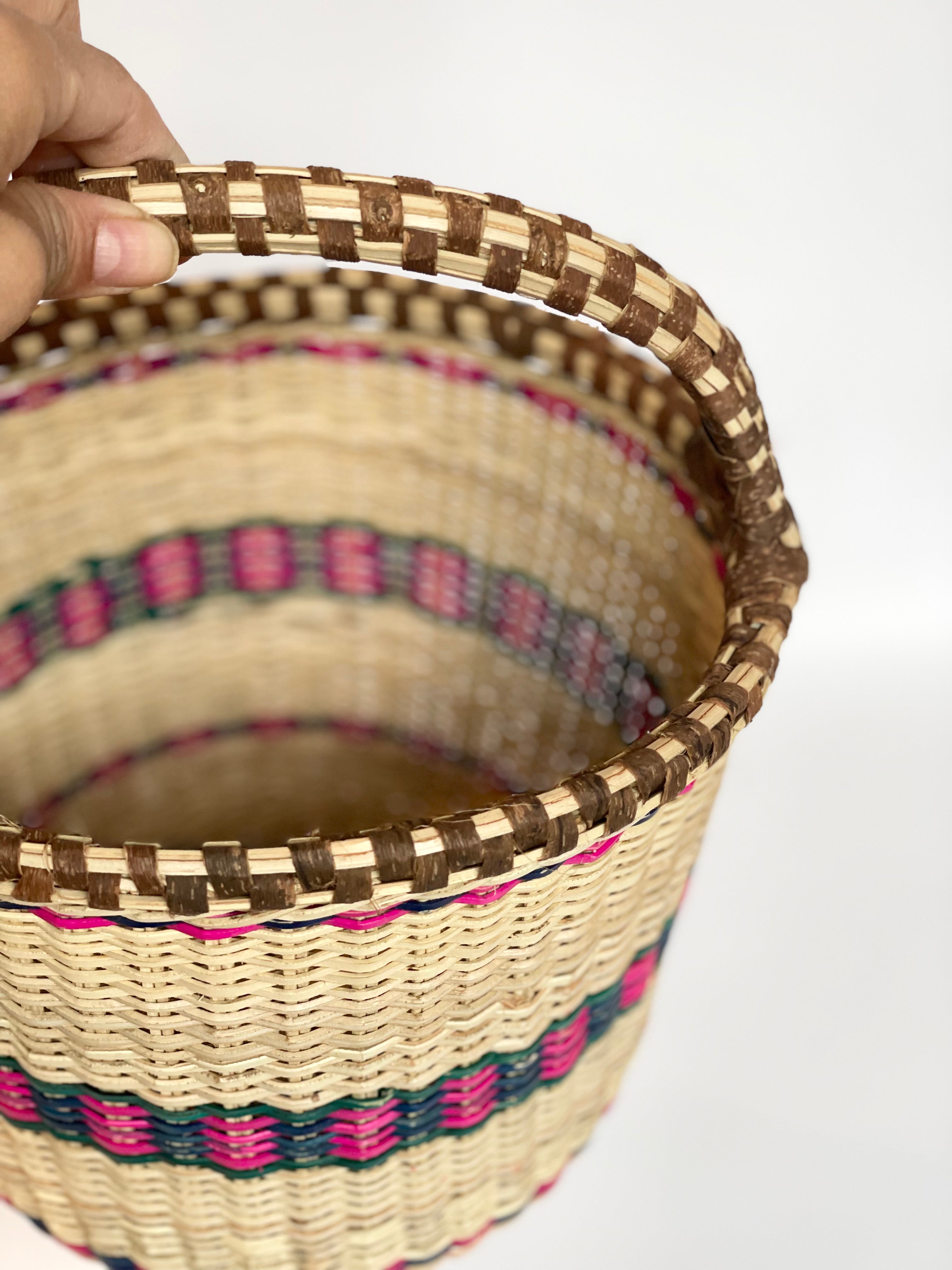 アチョリバスケット カラー取手付き