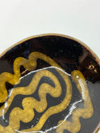 スリップウエア楕円皿1