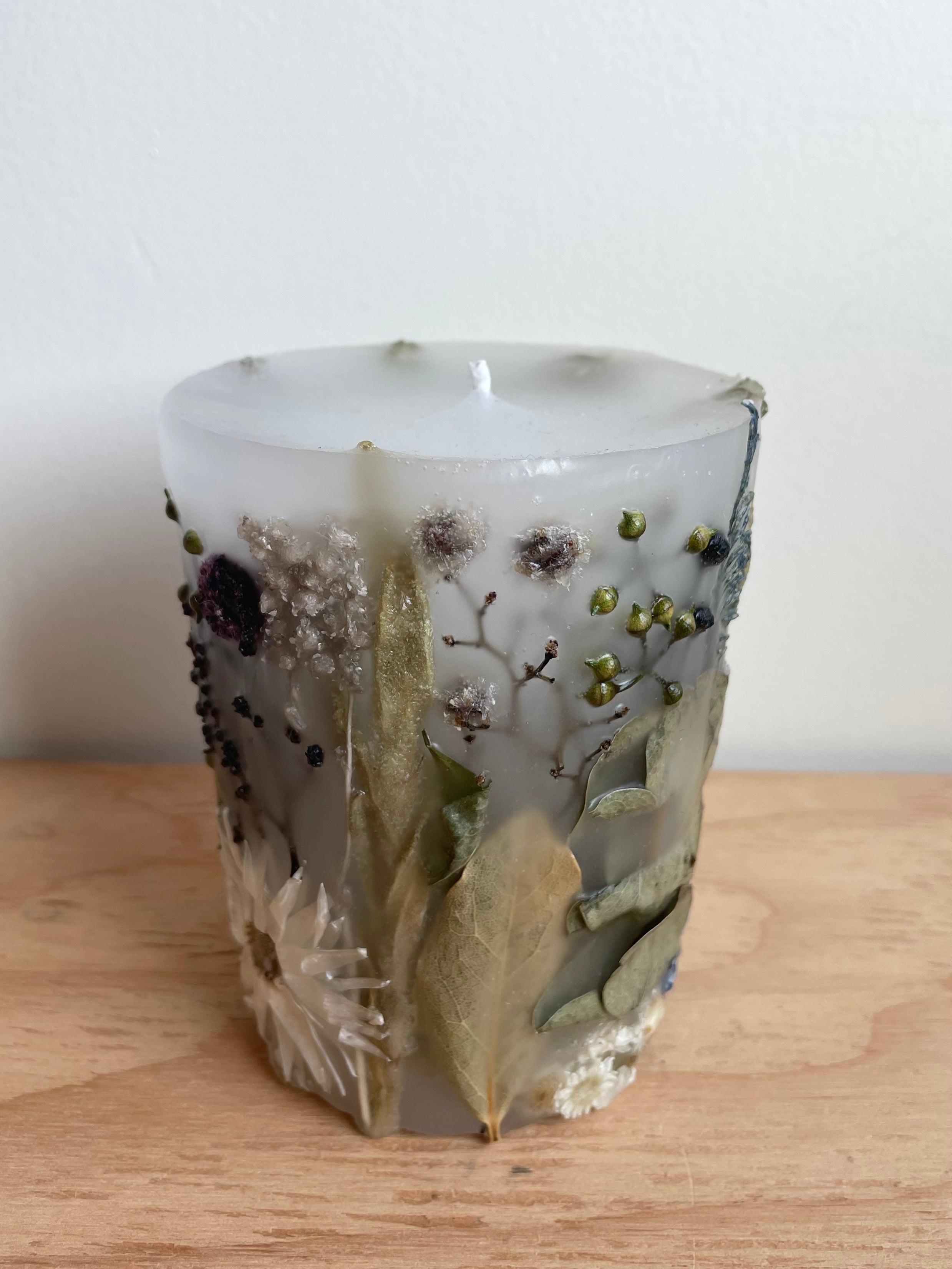 植物標本キャンドル