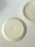 ７寸皿(白磁・マット)