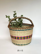 アチョリバスケット カラー取手付き