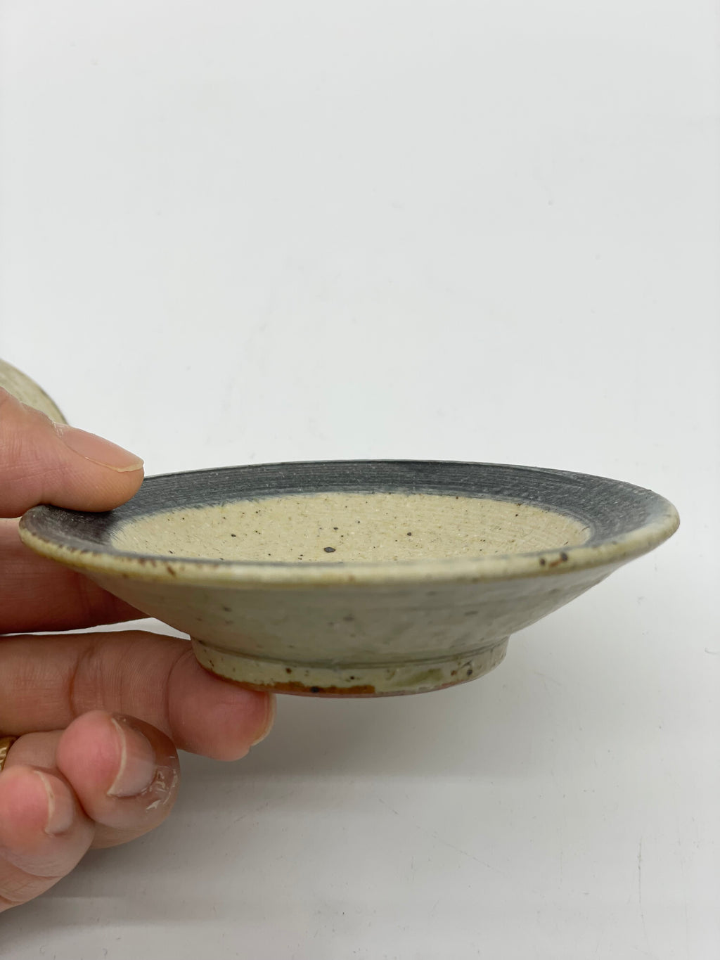 3寸皿 (いらぼ釉）