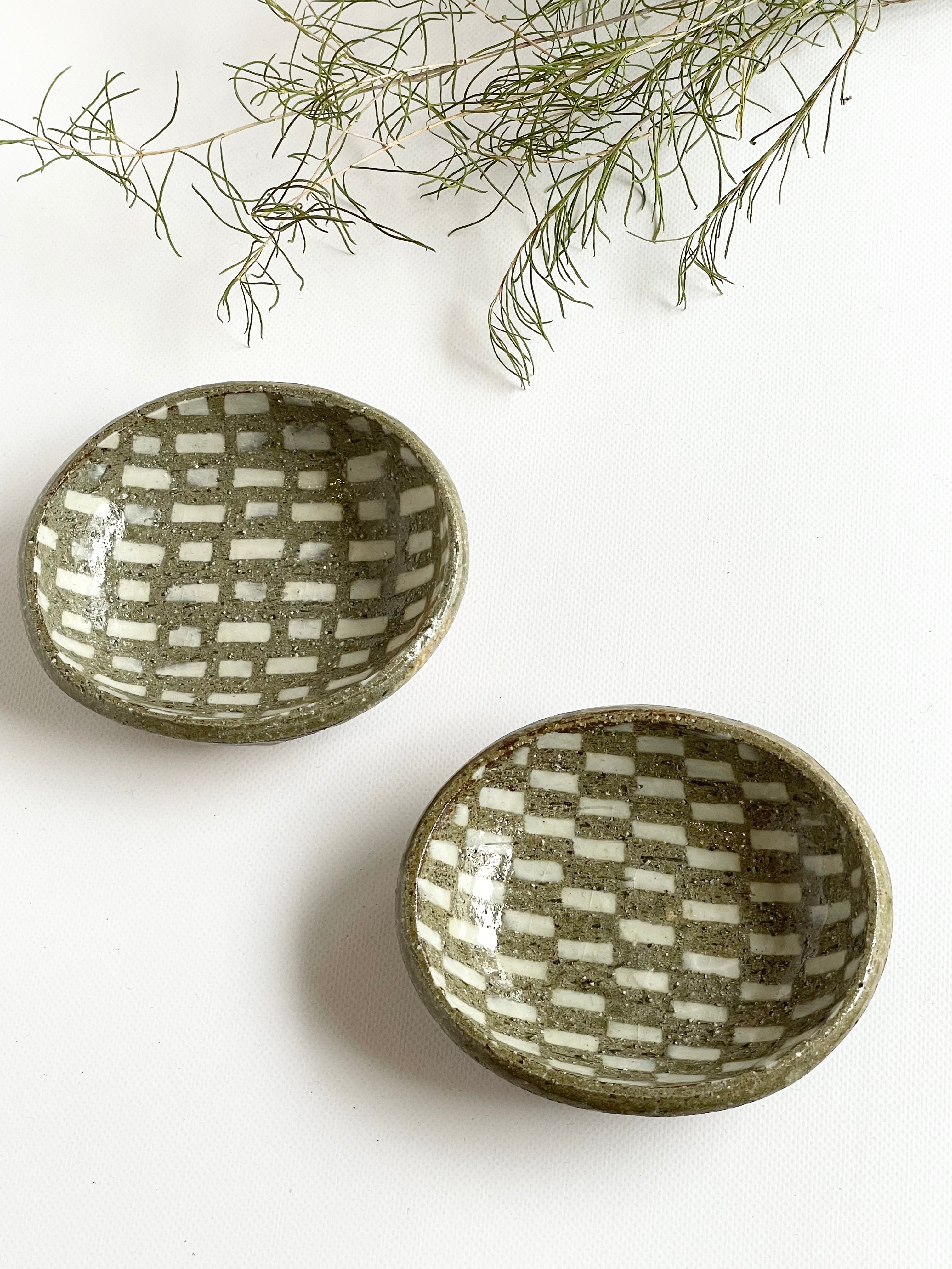 象嵌小皿 (四角)