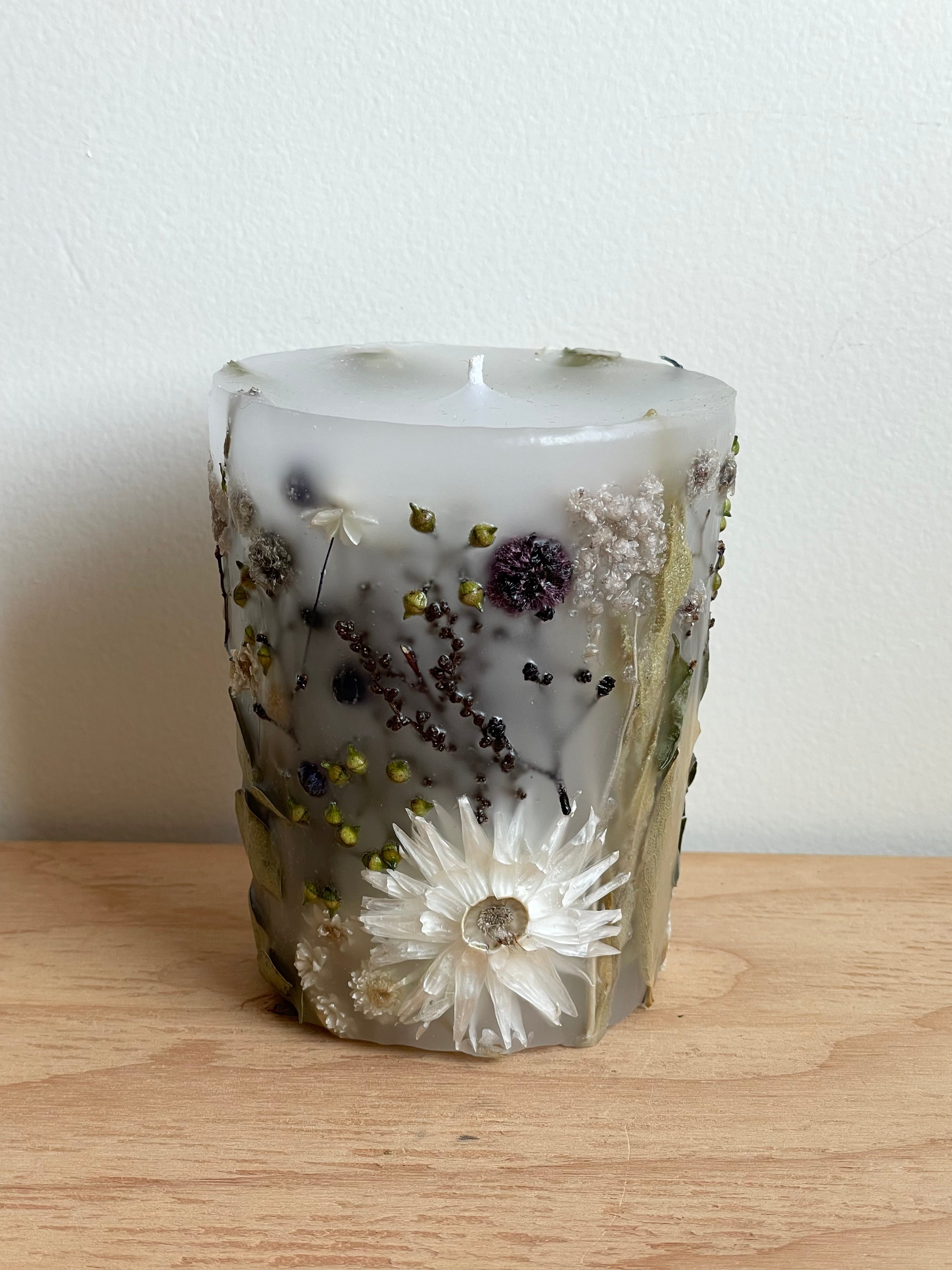 植物標本キャンドル