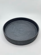 9寸ドラ鉢(鉄釉)