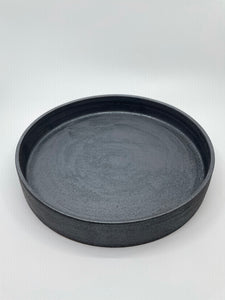 9寸ドラ鉢(鉄釉)