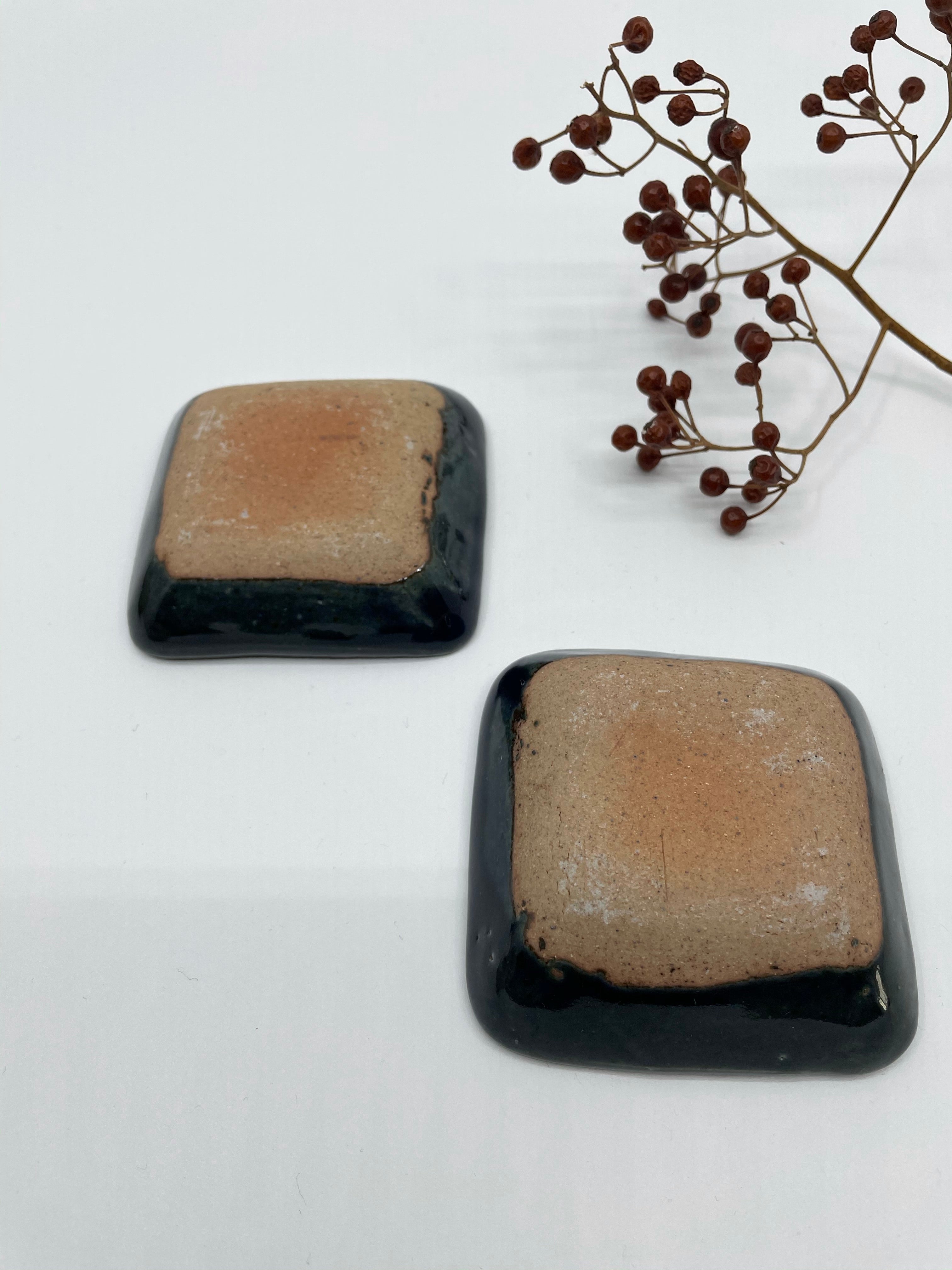 四角鉢 (象嵌.ゴス)