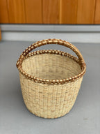 アチョリバスケット 取手付き（小）