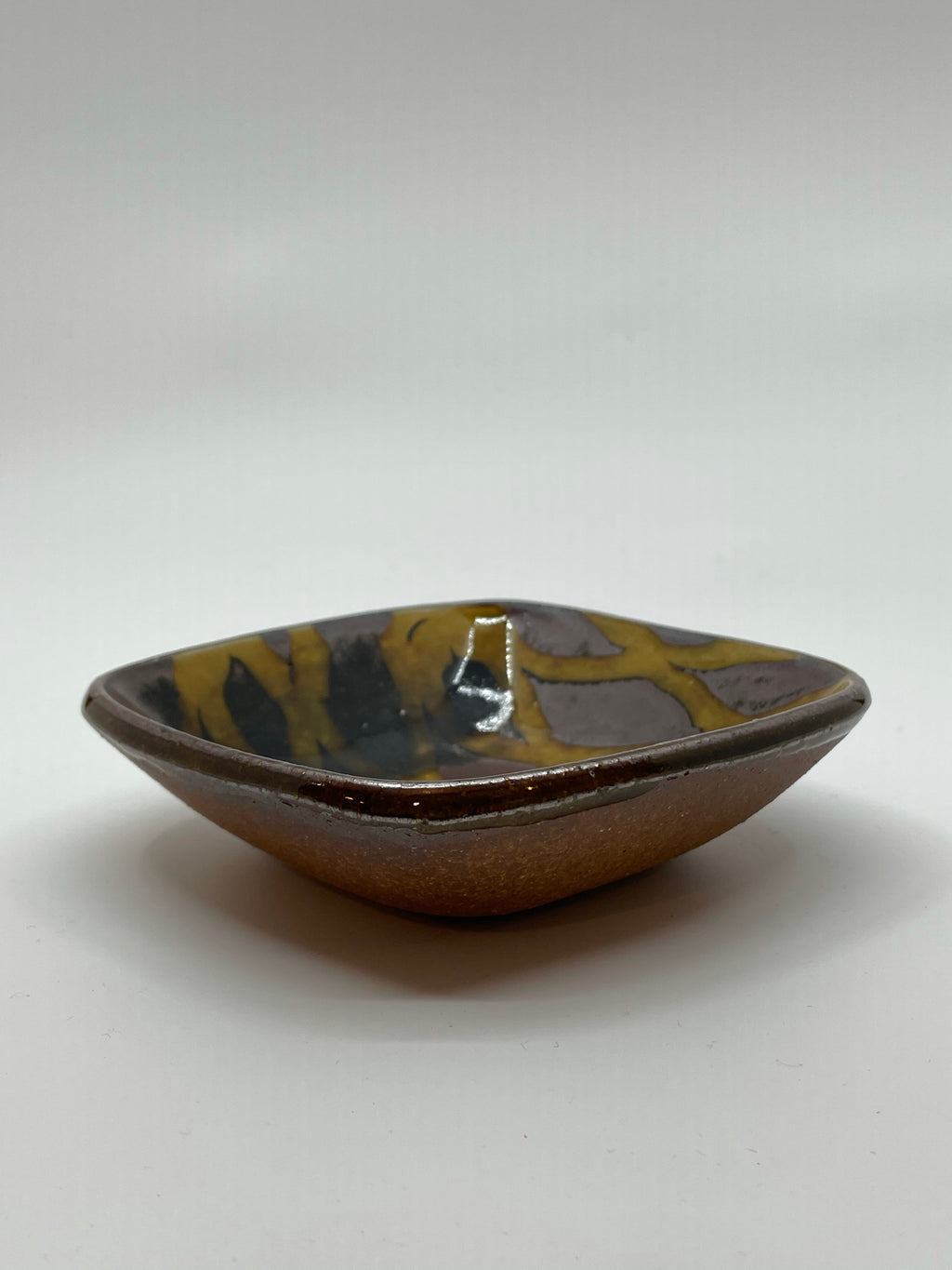 スリップウエア正方皿3